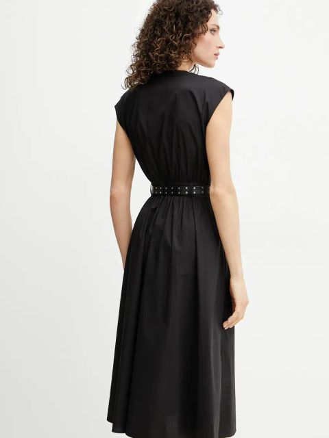 MICHAEL Michael Kors sukienka kolor czarny mini rozkloszowana MS5830KF4C