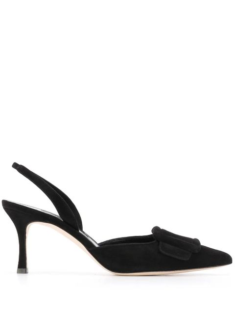 Manolo Blahnik buckle front pumps - Black - zdjęcie produktu nr 1