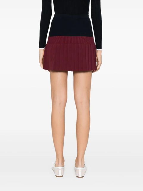 SANDRO plissé skirt - Blue