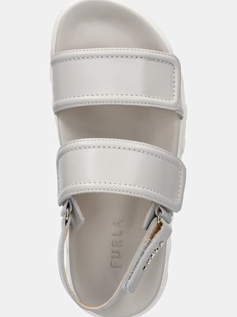 Furla sandały skórzane Sporty Chic Sandal damskie kolor beżowy na platformie YJ52SPC Y62000 1704S