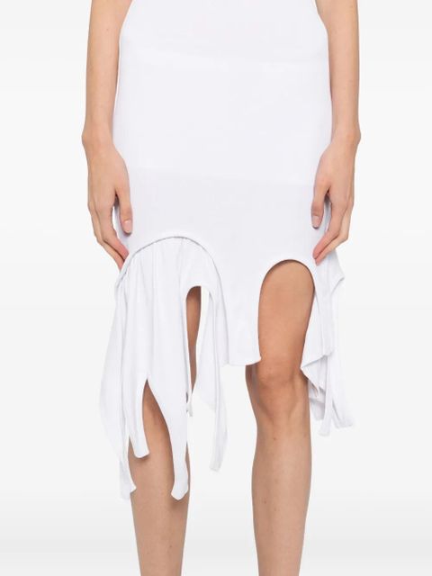 Alexander Wang deconstructed cotton minidress - White