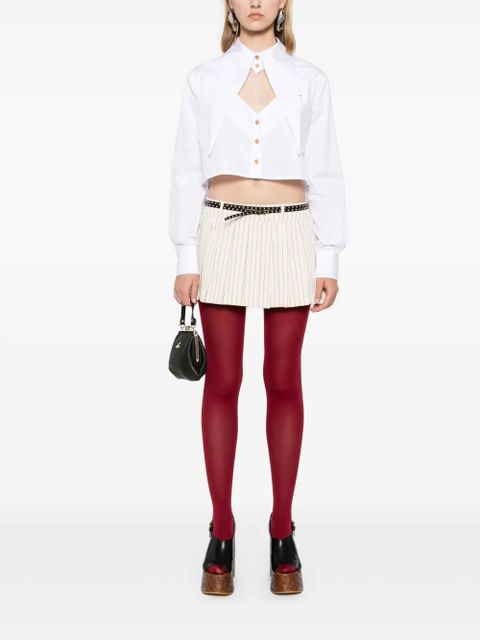 Vivienne Westwood Cut-off Heart cropped shirt - White - zdjęcie produktu nr 2