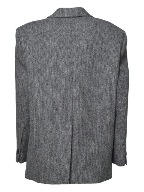 Weekend Max Mara herringbone-pattern single-breasted blazer - Grey - zdjęcie produktu nr 2
