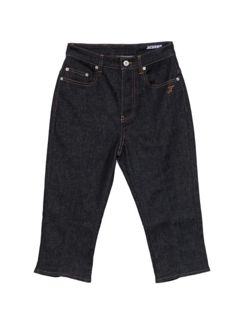 Jacquemus Le De-Nimes cropped jeans - Blue - zdjęcie produktu nr 1