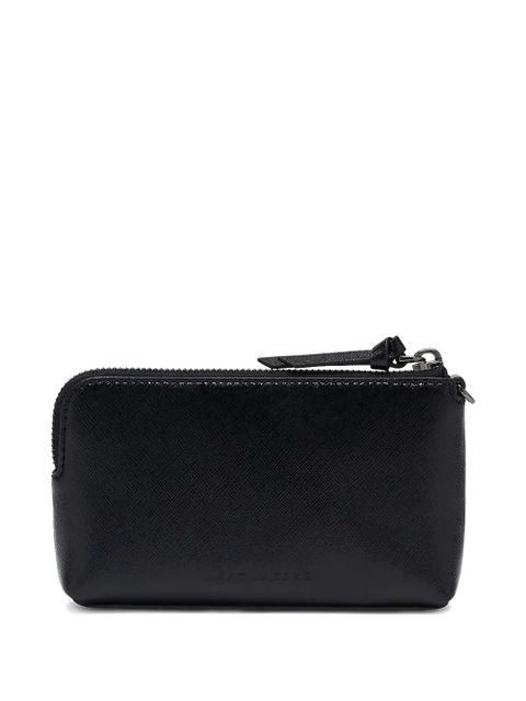 Marc Jacobs The Snapshot leather zip wristlet - Black - zdjęcie produktu nr 2