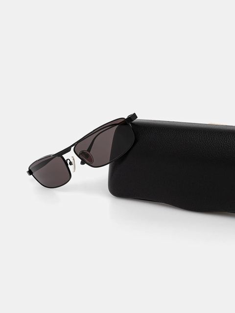 Balenciaga okulary przeciwsłoneczne kolor czarny BB0451S