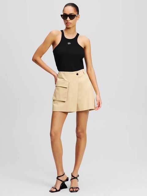 Karl Lagerfeld top kolor czarny A2W17107