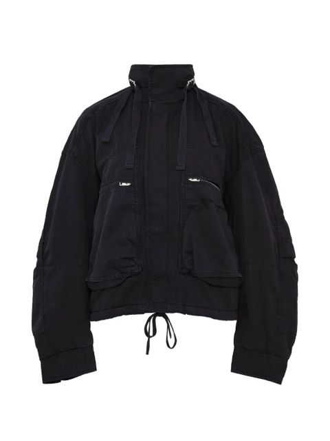Alexander Wang multi-pocket drawstring jacket - Black - zdjęcie produktu nr 1