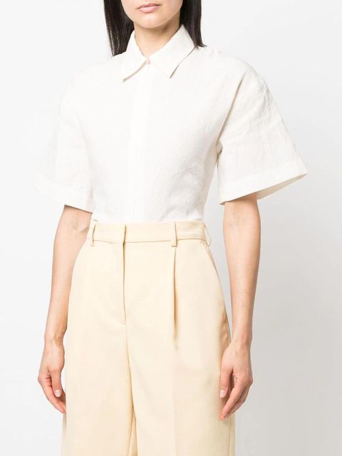 Jacquemus backless shirt-style bodysuit - White