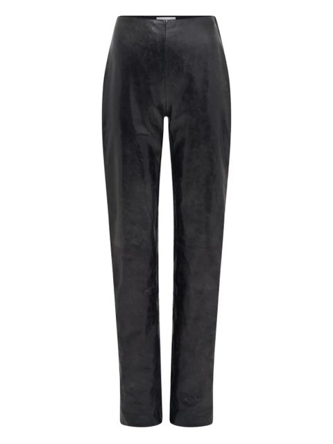 Marine Serre Glossy Moon trousers - Black - zdjęcie produktu nr 1
