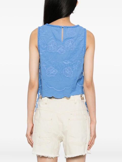 Free People faded gardens tank - Blue
