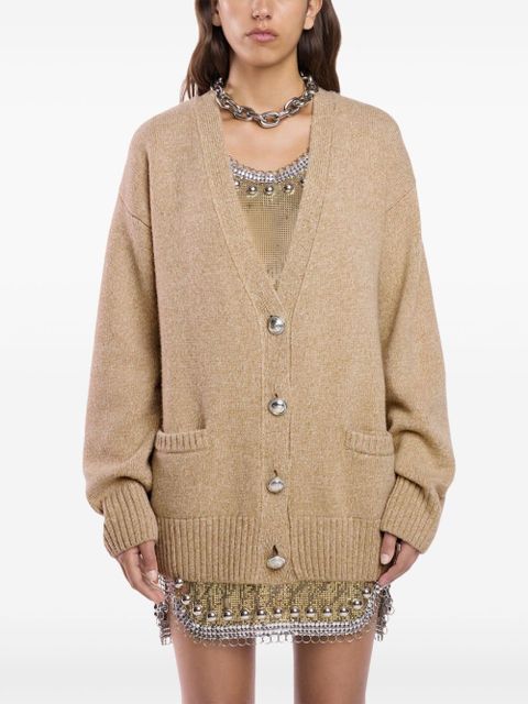 Rabanne buttoned cardigan - Neutrals