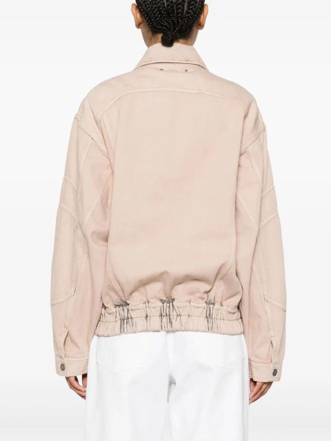 Golden Goose dyed denim bomber jacket - Neutrals