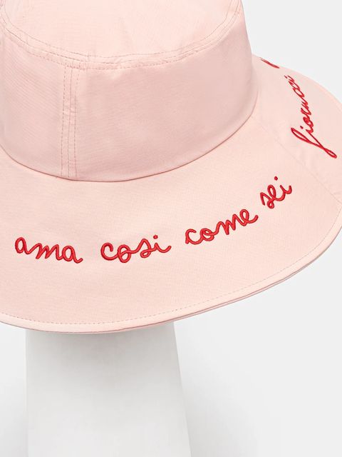 Fiorucci kapelusz Embroidered Bucket kolor pomarańczowy U01FPAHA136NY01PN02