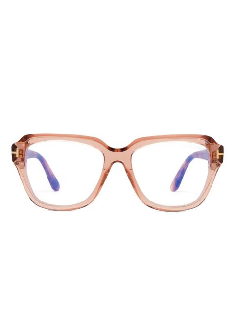 TOM FORD Eyewear square-frame glasses - Pink - zdjęcie produktu nr 1