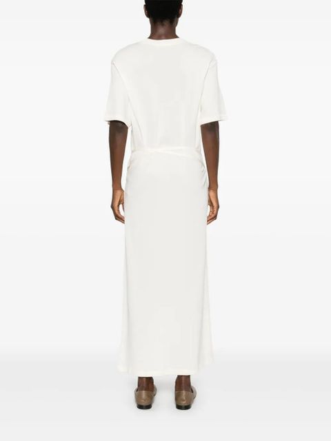 LEMAIRE belted maxi dress - Neutrals