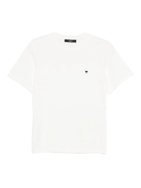 Weekend Max Mara logo-embroidered cotton T-shirt - White - zdjęcie produktu nr 1