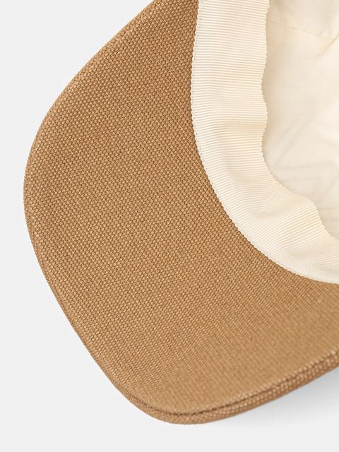 Weekend Max Mara czapka RUGIADA kolor beżowy z aplikacją 2525576054600