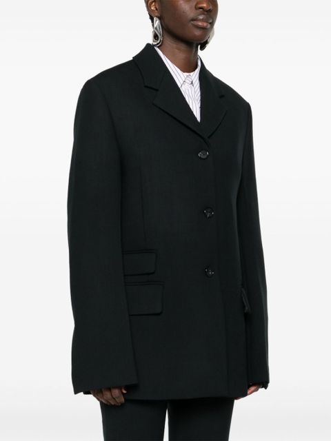 TOTEME Straight single-breasted blazer - Black