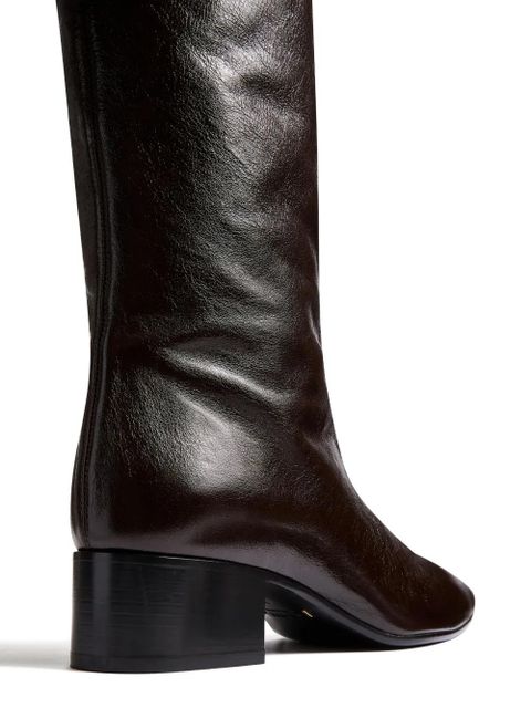 KHAITE 40mm Andee boots - Black