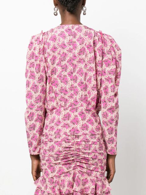 ISABEL MARANT Zarga blouse - Pink