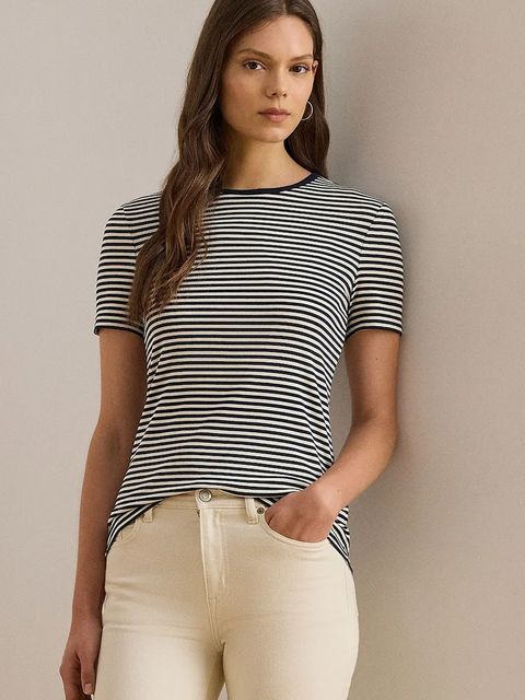 Lauren Ralph Lauren t-shirt damski kolor granatowy 200P03721 - zdjęcie produktu nr 1