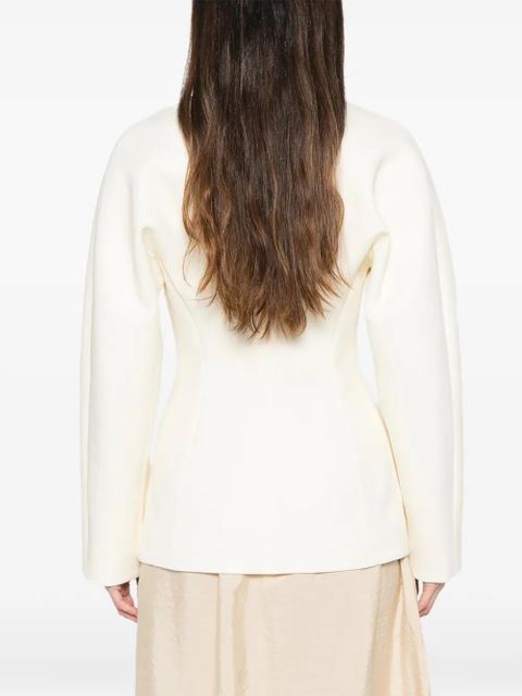 Jacquemus Le Paysan shawl-collar jacket - White
