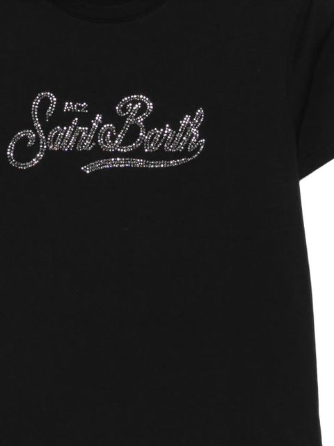 MC2 Saint Barth Emilie rhinestone-embellished T-shirt - Black