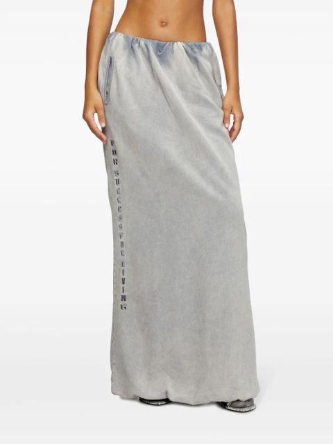 Diesel O-Reira maxi skirt - Grey