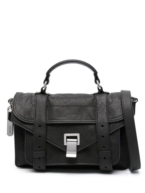 Proenza Schouler small PS1 leather bag - Black - zdjęcie produktu nr 1