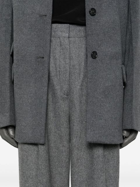 TOTEME double-pleated tailored trousers - Grey