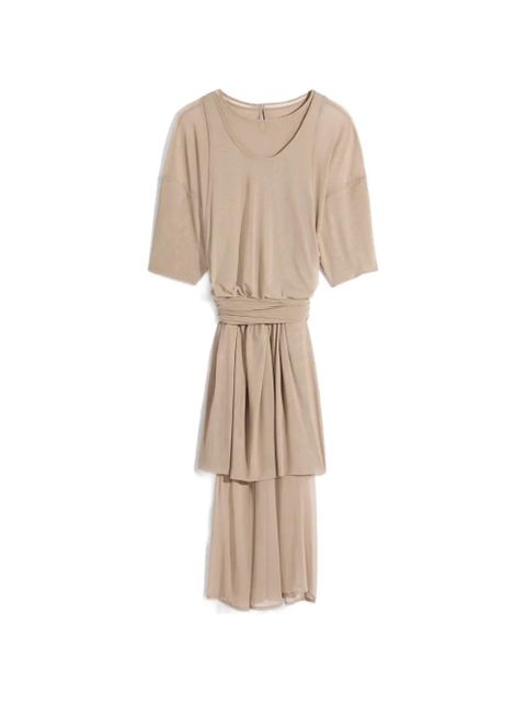 LEMAIRE double layer midi dress - Neutrals - zdjęcie produktu nr 1