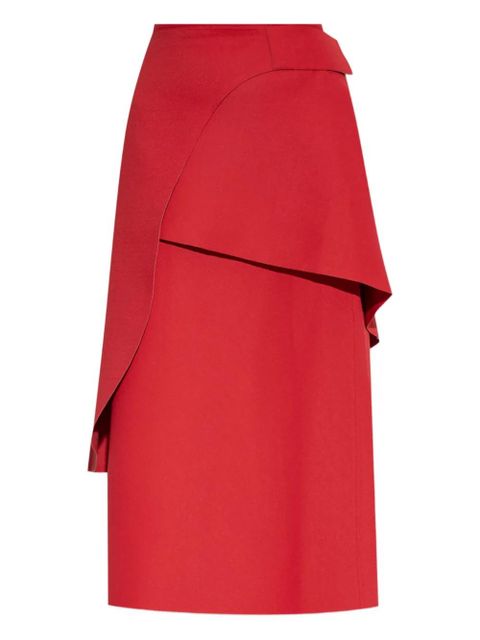 Tory Burch layered asymmetric midi skirt - zdjęcie produktu nr 1
