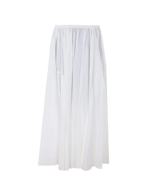 Eleh ruched-effect maxi skirt - White - zdjęcie produktu nr 2