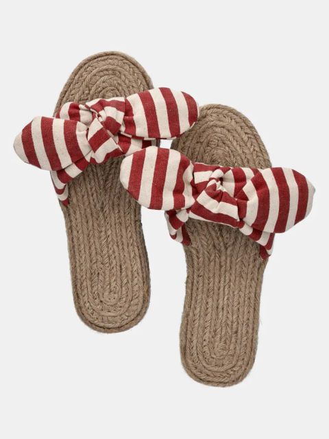 Answear.LAB klapki damskie kolor czerwony