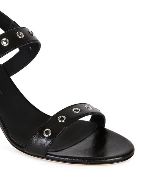 Giuseppe Zanotti eyelet applique sandals - Black