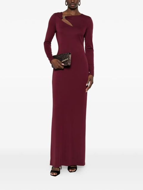 Lauren Ralph Lauren brooch long-sleeve maxi dress - Red - zdjęcie produktu nr 2