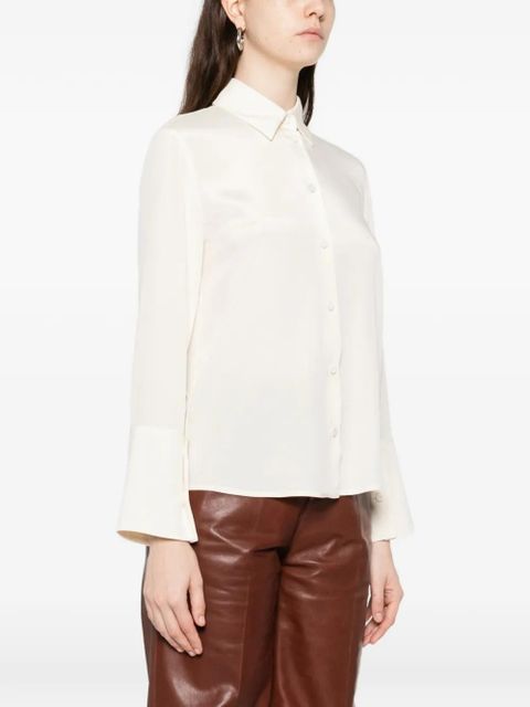 Max Mara point-collar shirt - Neutrals