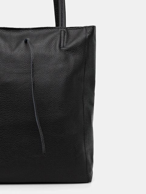 Answear.LAB torebka skórzana kolor czarny