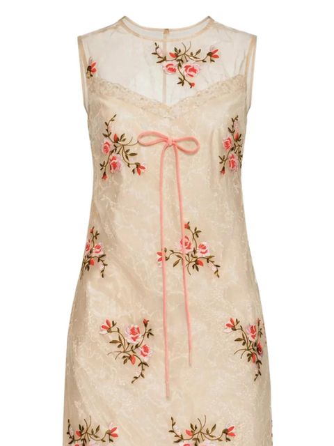 Simone Rocha floral lace dress - Neutrals - zdjęcie produktu nr 2