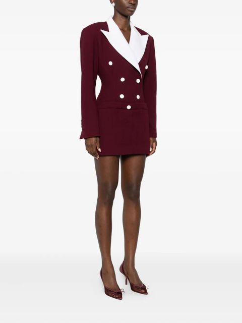 Rowen Rose double-breasted dress - Red