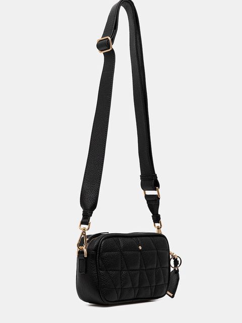 Geox torebka skórzana NARCISIA kolor czarny D45K2A 00046