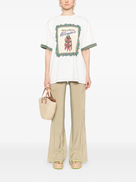 ALEMAIS Katerina Chilli T-shirt - White