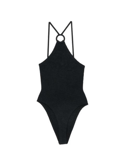 Hunza G Jasmine crinkle-effect swimsuit - Black - zdjęcie produktu nr 1