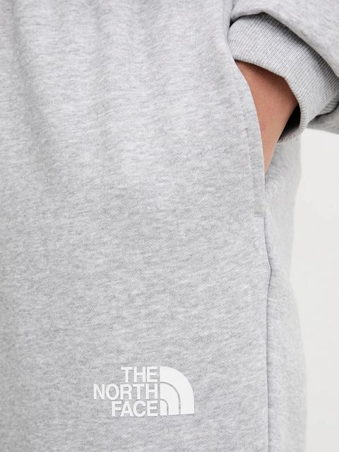 The North Face spodnie dresowe Simple Dome damskie kolor szary melanżowe NF0A8C1YDYX1