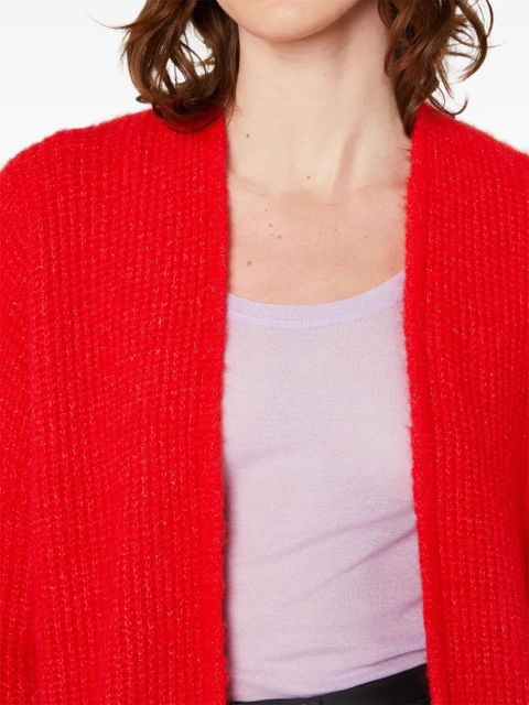 American Vintage East fluffy cardigan - Red