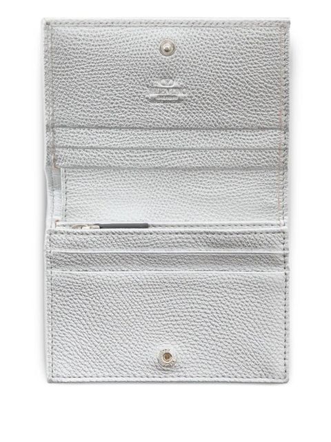Valentino Garavani Vlogo Signature wallet - Silver