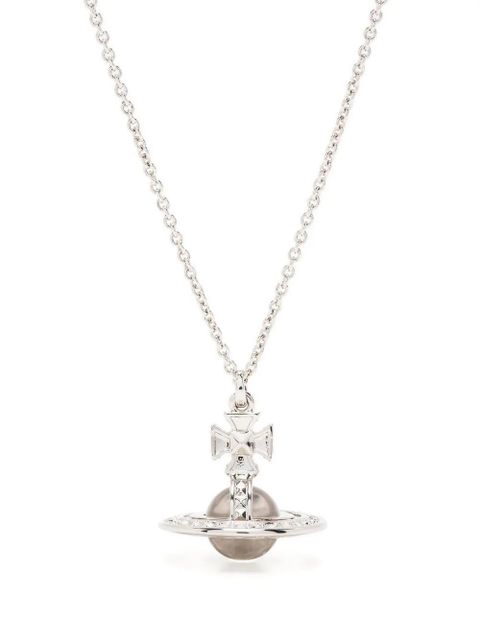 Vivienne Westwood Orb-pendant chain-necklace - Silver - zdjęcie produktu nr 1