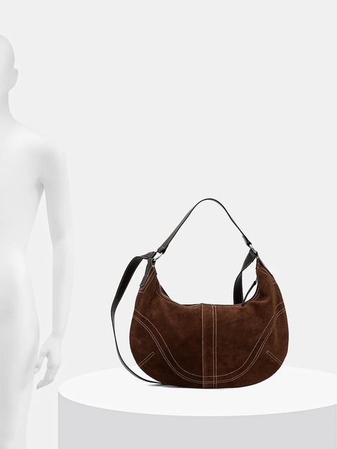 Answear.LAB torebka zamszowa