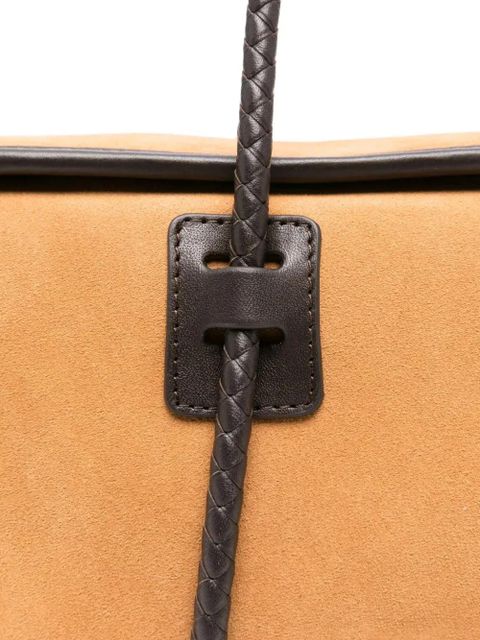 Hereu Forna braided handle shoulder bag - Brown